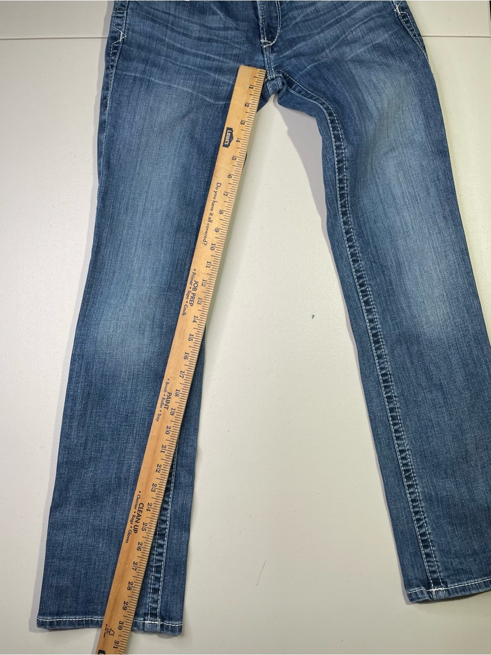 Ariat Women's 26S R.E.A.L. Straight Icon Jeans "Rainstorm" Wash VGUC - Picture 6 of 10